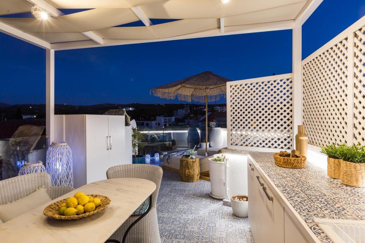 Stema Luxury Escape, Rooftop Jacuzzi & Panoramic Views Аципопуло Экстерьер фото